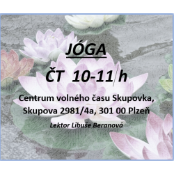 JÓGA PRO DOSPĚLÉ VE SKUPOVĚ ČT 10:00 - 11:00