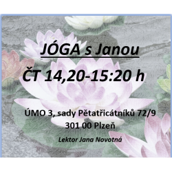 JÓGA PRO DOSPĚLÉ ÚMO3  ČT 14:20 -15:20