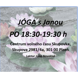JÓGA PRO DOSPĚLÉ VE SKUPOVĚ PO 18:30 -19:30