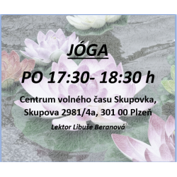 JÓGA PRO DOSPĚLÉ VE SKUPOVĚ PO 17,30 -18,30
